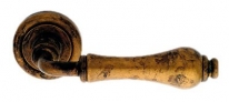 Дверная ручка LINEA CALI на круглой розетке "ALDAR" 923 RO 103 AN латунь античная