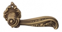 Дверная ручка LINEA CALI "NATURE" 1320 RO 018 на фигурной розетке PM платина матовая