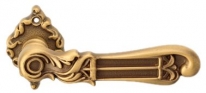 Дверная ручка LINEA CALI "TIFFANY" 1308 RO 018 на фигурной розетке PM патина матовая