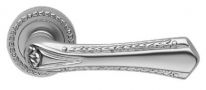 Дверная ручка LINEA CALI "SISSI" 1400 RO 009 на круглой розетке AA античное серебро