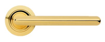 Дверная ручка LINEA CALI TRENDY 980 RO 102 на круглой розетке OL глянцевая латунь
