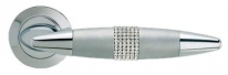 Дверная ручка LINEA CALI "HAVANA" 1090 RO 102 на круглой розетке  CR хром глянцевый