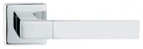 Дверная ручка LINEA CALI "THAIS" 1155 RO 019 на квадратной розетке CR хром глянцевый