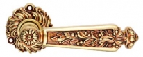 Дверная ручка LINEA CALI "EPOCA" 1210 RO 078 на круглой розетке OF золото французское, матовое
