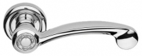 Дверная ручка LINEA CALI на круглой розетке "COSMIC" 1335 RO 103 CR хром глянцевый