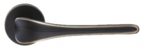 Дверная ручка LINEA CALI на круглой розетке "SPIRIT" 1450 RO 023 PM патина матовая