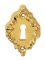 Накладка дверная под ключ буратино Linea Cali 018 PAT OZ золото 24K глянцевое