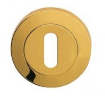 Накладка дверная под ключ буратино Linea Cali 102 PAT OZ золото 24K глянцевое (1шт)