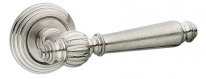 Дверная ручка на круглой розетке 106/269 MICHELLE F99 старое серебро