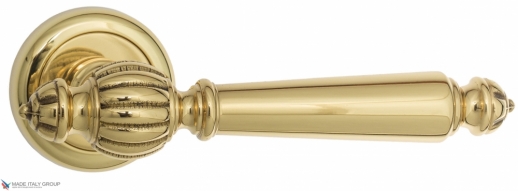 Дверная ручка на круглом основании Fratelli Cattini MARANI D1-OLV полированная латунь