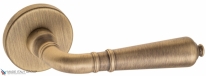 Дверная ручка на круглом основании Fratelli Cattini "VIGNOLE" 7.7-BY матовая бронза