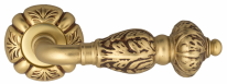 Дверная ручка Venezia LUCRECIA D5 французское золото + коричневый