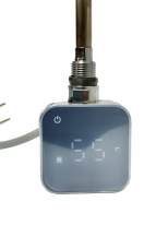 Электрический ТЭН LUX-04М-300 с дисплеем и таймером (сенсор) 300W хром