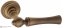 Дверная ручка на круглом основании Fratelli Cattini FOGGIA D1-BY матовая бронза